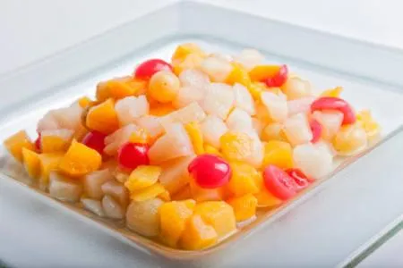 [6개] 쿡샵 후르츠칵테일 3kg 파인애플31%파파야31%체리1% 빙수 이미지