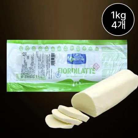 [4개/무료배송] 소렌티나필로네 피오르디라테 1kg 통모짜 이탈리아 치즈