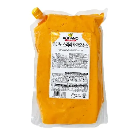 [5개] 코다노 쓰리라차마요소스 2kg 냉장 스리라차마요네즈 이미지