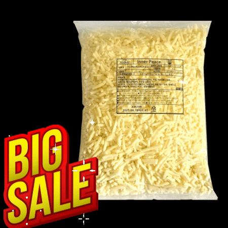 ●행사●[6봉/무료배송] 이너피스 피자치즈 EG 자연100% 고다10% (냉장,2.5kg)