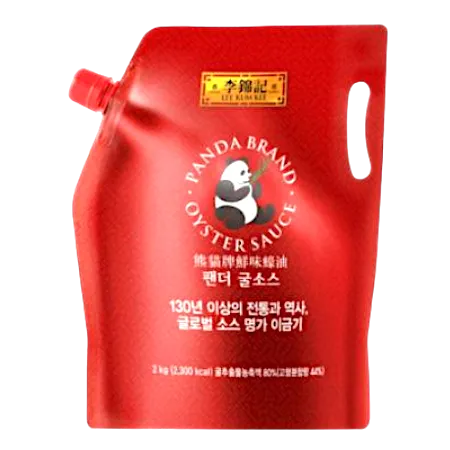 [6개] 이금기 팬더 굴소스 (스파우트팩) 2kg 중국식소스 이미지