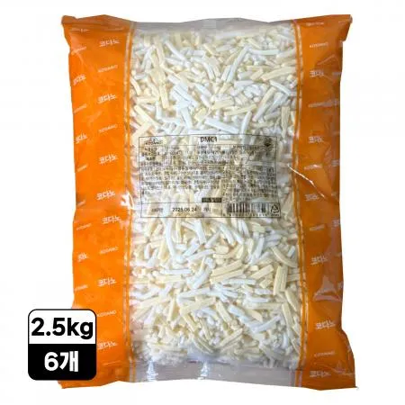 [6봉/무료배송] 코다노 모짜렐라 피자치즈 DMC1 냉장 2.5kg