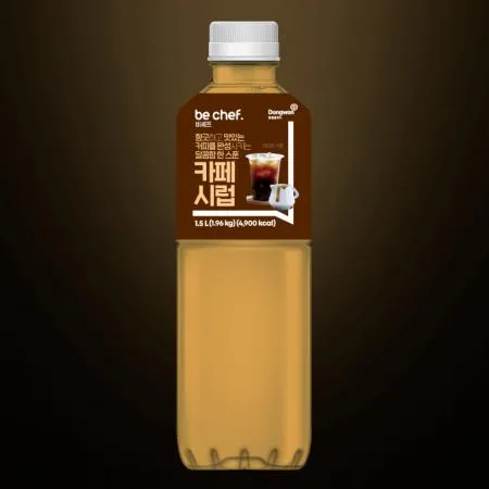 비셰프 비쉐프 동원 카페시럽 1.5L 커피시럽 음료시럽 카페재료 업소용