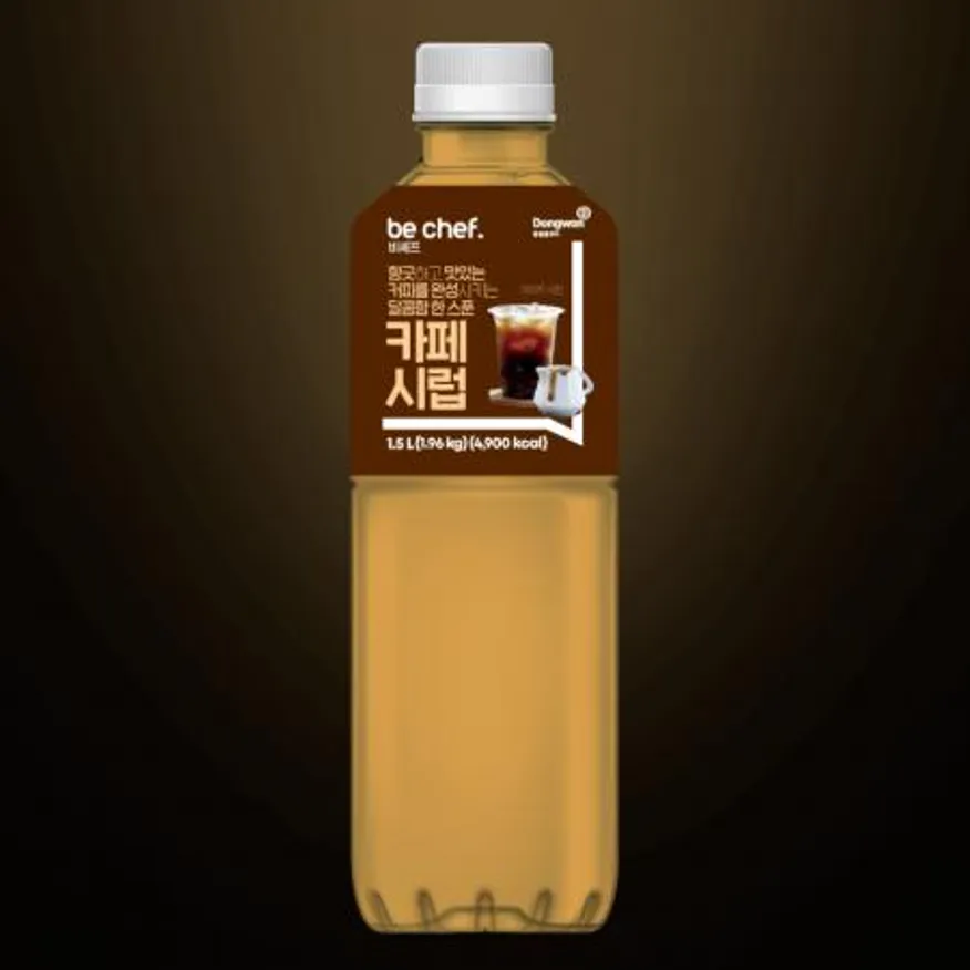 비셰프 비쉐프 동원 카페시럽 1.5L 커피시럽 음료시럽 카페재료 업소용 이미지