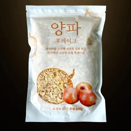 코우 튀긴 양파후레이크 양파73% 400g 샐러드 버거 토핑용
