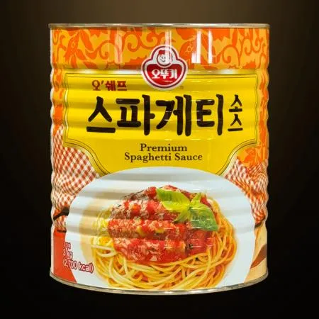 오쉐프 스파게티소스 3kg 캔 파스타 토마토용 소스