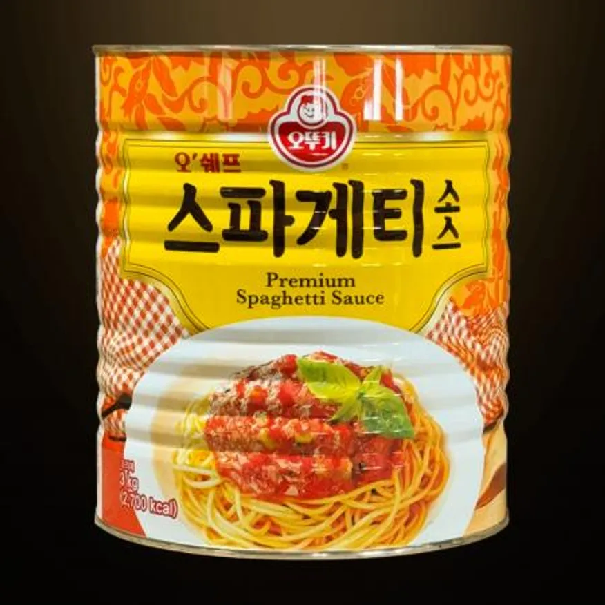 오쉐프 스파게티소스 3kg 캔 파스타 토마토용 소스 이미지