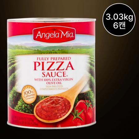 [6개/무료배송] 엔젤라미아 피자소스 3.03kg 피자용 업소용 대용량