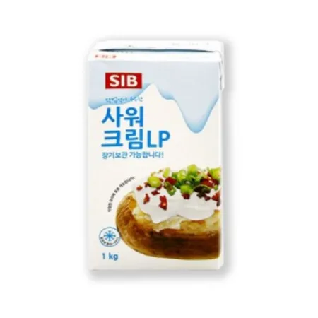 [12개/무료배송] 선인 사우어 사워크림 1L 냉장 타코 나초 샐러드용 이미지