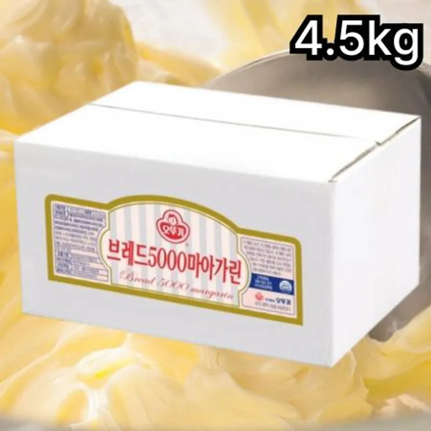 오뚜기 브레드 5000마가린 마아가린 4.5kg 고소하고 깔끔한맛 이미지
