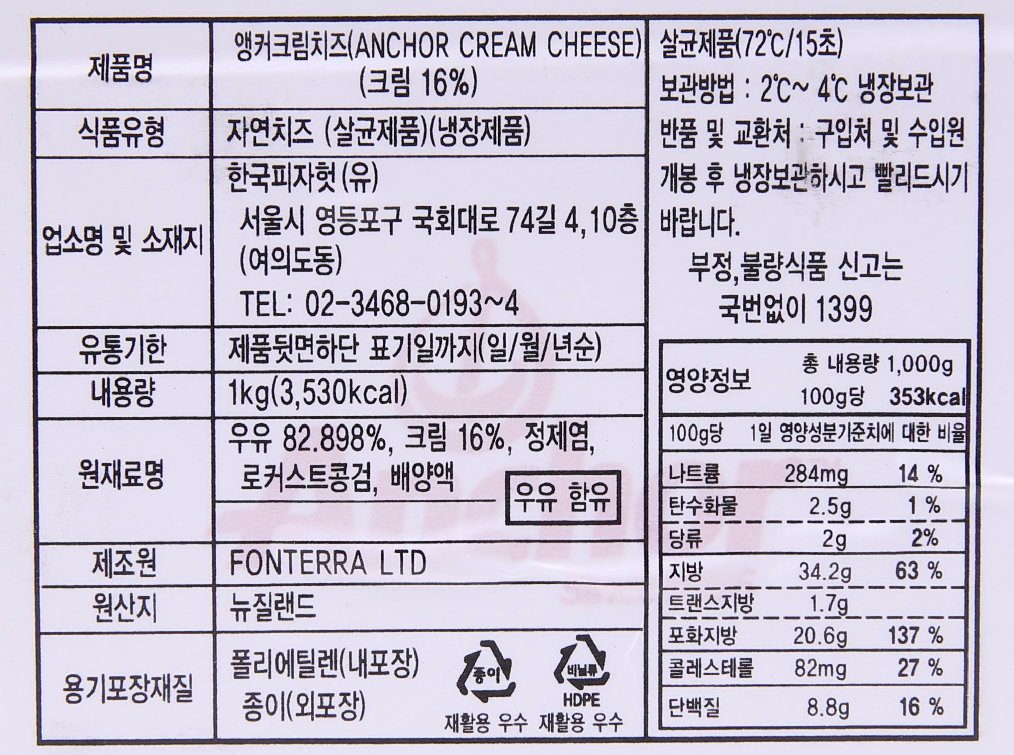 상품정보제공고시
