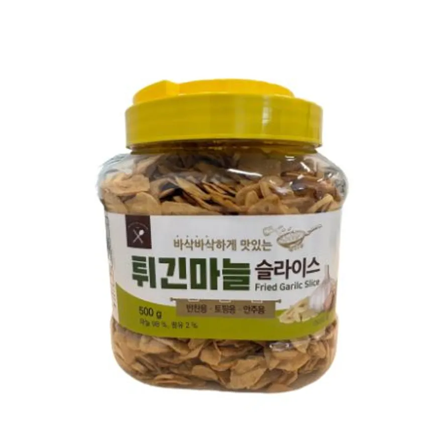 튀긴마늘 후레이크 500g 바삭마늘 마늘칩 토핑 이미지
