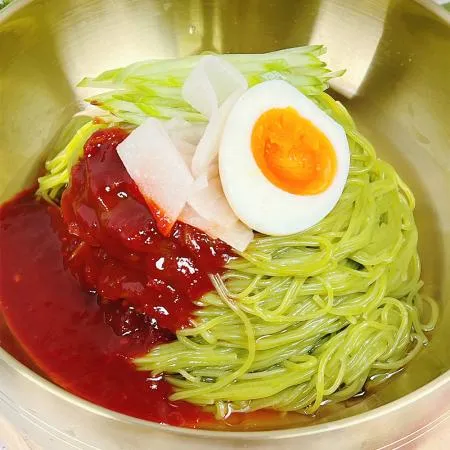 뽕잎 동치미 육수 물냉면 뽕잎냉면 10인분+양념장 500g