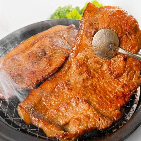 수원식 멍석말이 돼지갈비 맛 돼지왕구이 4kg 숯불 양념 돼지 갈비 구이 이미지