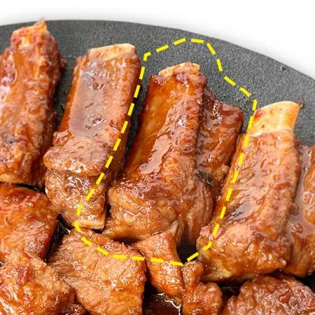 국내산 돼지갈비 한돈 돼지갈비 5kg 2개 대용량 업소용 이미지