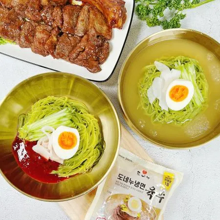 뽕잎 동치미 육수 물냉면 뽕잎면+동치미육수+양념장 10인분