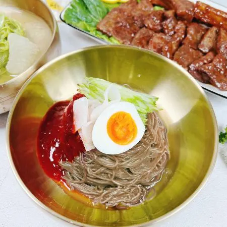 칡 동치미 육수 물냉면 칡냉면 10인분+양념장 500g 