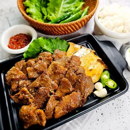 돼지 갈비 구이 1kg X 8팩 돼지갈비 숯불 양념 이미지