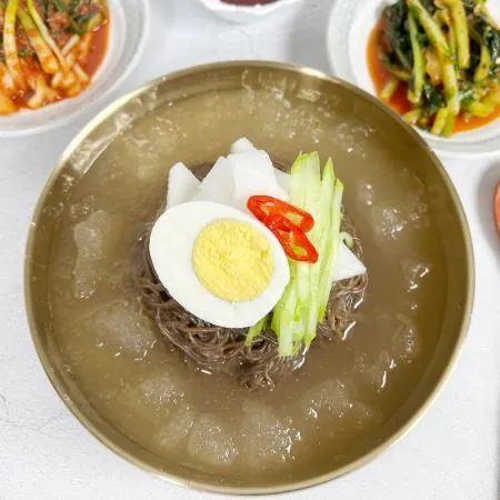 칡 동치미 육수 물냉면 칡면+동치미육수+양념장 10인분 이미지