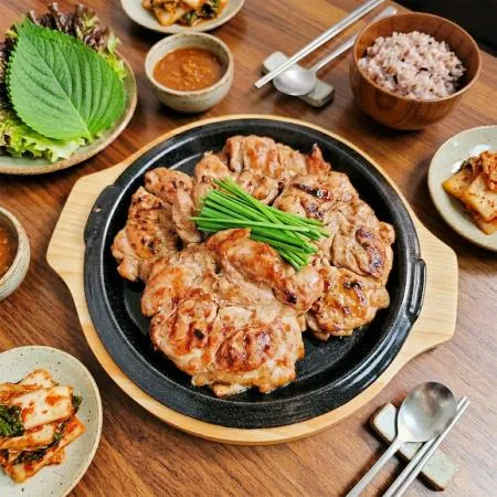 간장 닭갈비 1kg 닭다리 순살 캠핑 숯불 이미지