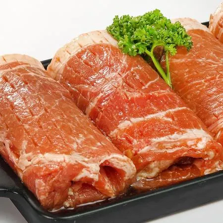 수원식 멍석말이 돼지갈비 맛 돼지왕구이 4kg 숯불 양념 돼지 갈비 구이 이미지