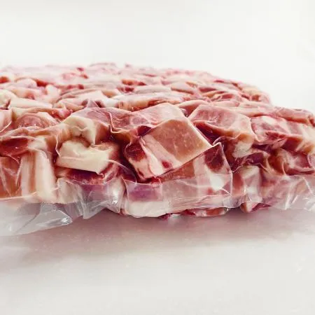 천지푸드 대용량 업소용 냉동 캠핑 구이 삼겹살(큐브모양) 5kg(내외) 이미지