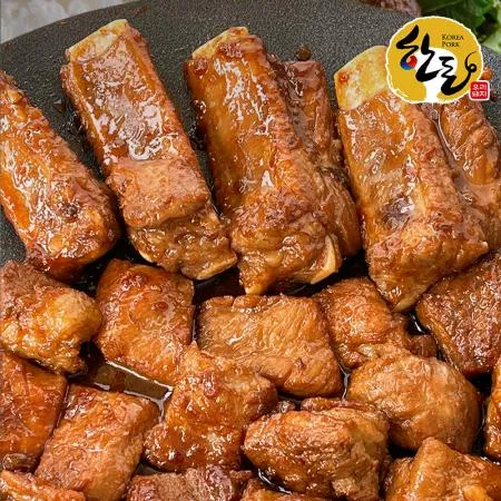 국내산 돼지갈비 한돈 돼지갈비 5kg 2개 대용량 업소용