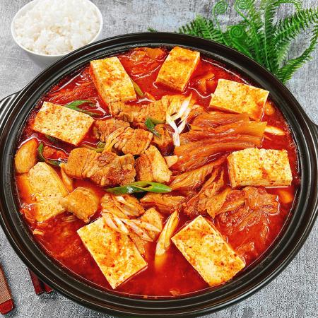 김치찜 삼겹 김치찌개 통김치찜700g+삼겹살300g 천지푸드 이미지