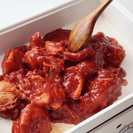 양념 닭갈비 1kg+ 간장닭갈비 1kg 닭다리 순살 100% 이미지