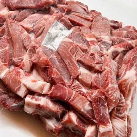 목살 큐브모양 5kg(내외) 대용량 업소용 냉동 캠핑 구이