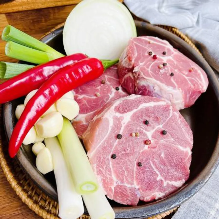 목살 수육용 500g 돼지고기 이미지