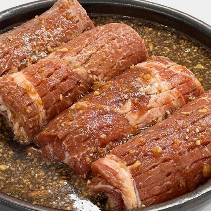 양념 돼지왕구이 12대 5kg X 2팩 대용량 돼지갈비 왕갈비 이미지