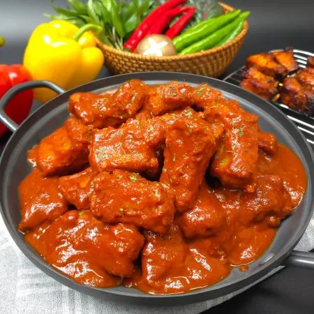 국내산 한돈 한입 양념 매운 쪽갈비 720g×4팩 이미지