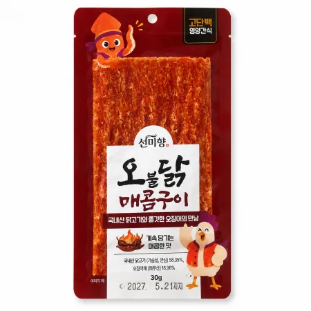 [선미향] 오불닭 매콤쫄깃 오징어포 간식 3종 골라담기 이미지