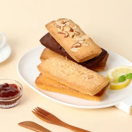 [맘스케이크] 플랫 파운드 케이크 50g 코코넛맛 40개 이미지