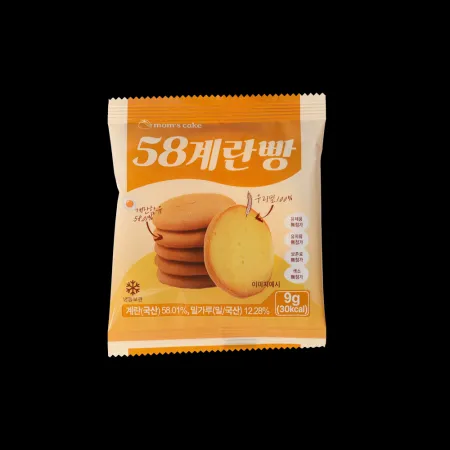 [맘스케이크] 계란이 듬뿍 58계란빵 3BOX(총60개) 이미지