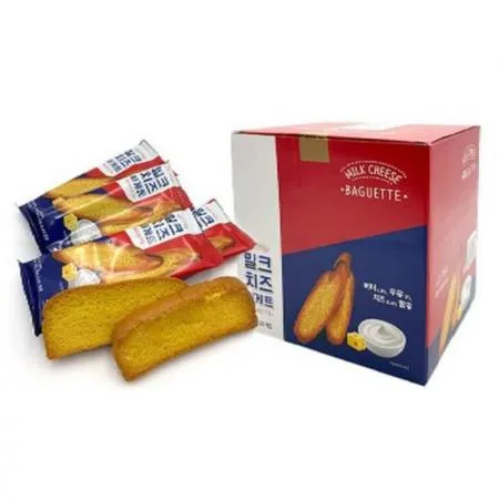 밀크 치즈 바게트 20g x 20개 마늘빵 이미지