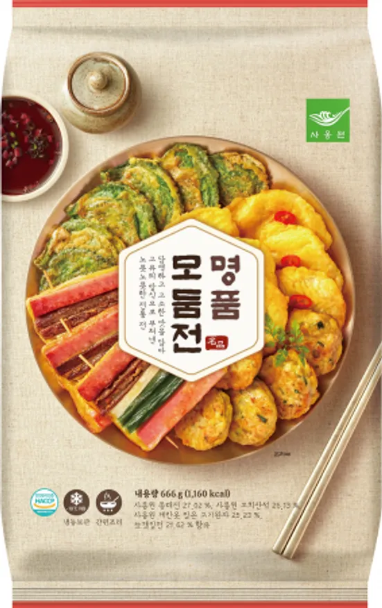 냉동튀김(사옹원,명품모둠전)666g 이미지