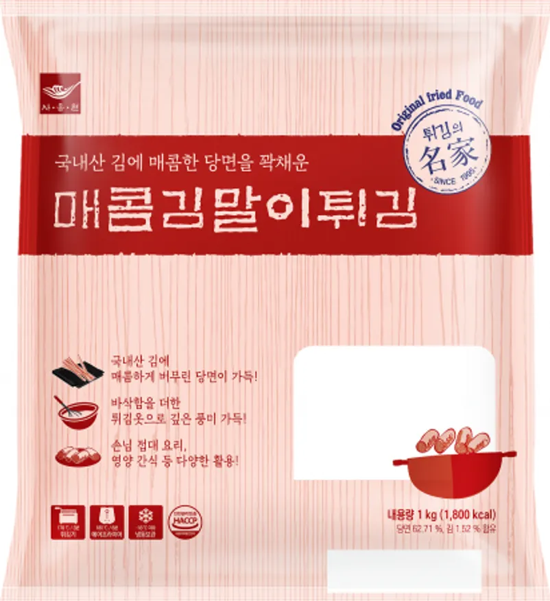 사옹원 매콤김말이튀김 1kg 이미지