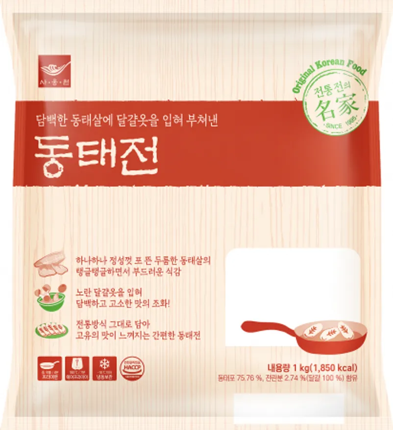 사옹원 동태전 1kg 이미지