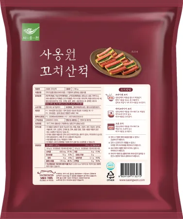 냉동튀김(사옹원,꼬치산적)1.16kg 이미지