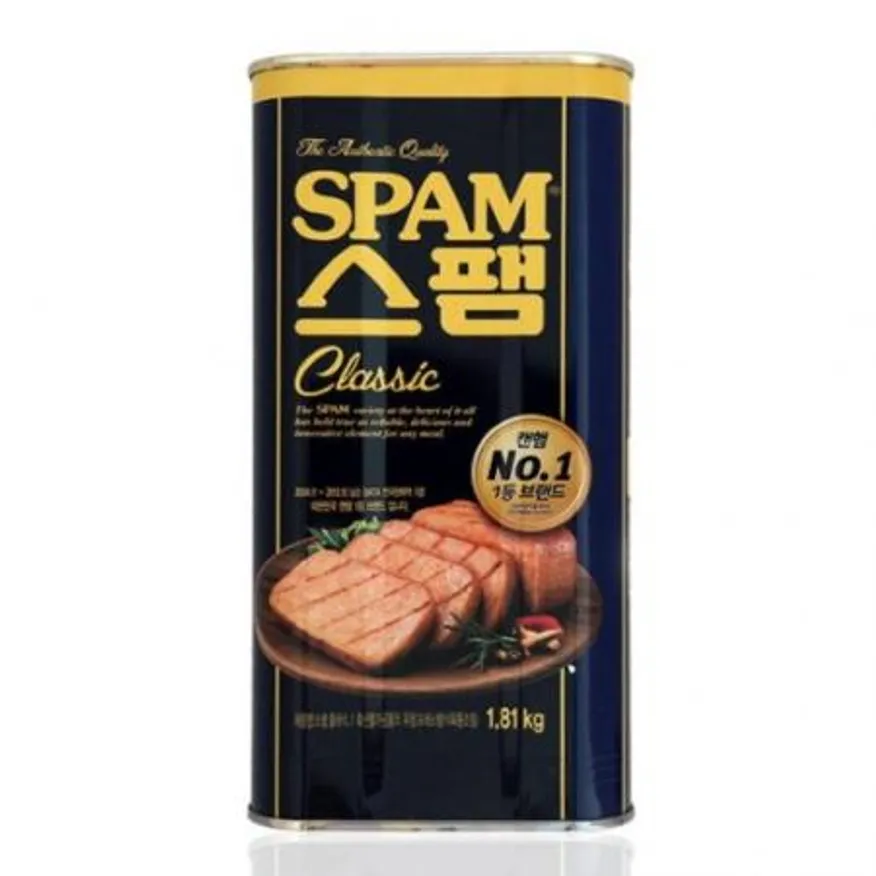 백설 스팸 1.81kg 햄, 부대찌개 햄, 리챔 이미지