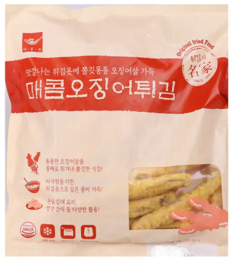 냉동튀김(사옹원,매콤오징어)1kg.P 이미지