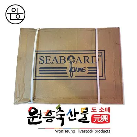 [직배송] [원흥축산] 미국산(SEABOARD) 돼지볼살(냉동) 13.6kg