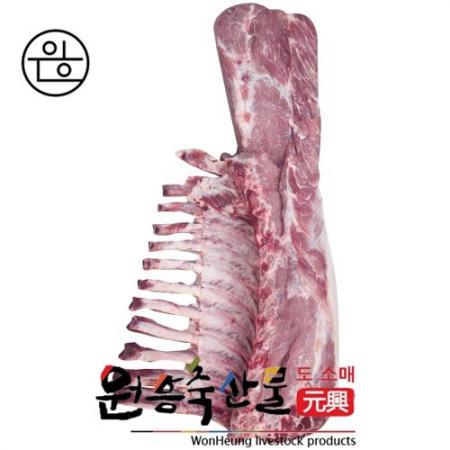 [직배송]국내산 한돈뼈등심, 돈마호크, 지등심스펙 원물(냉장) 5kg씩 포장