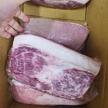 국내산 지리산산청흑미박목살,흑미목 13kg(원물,냉장,1박스5~6팩)