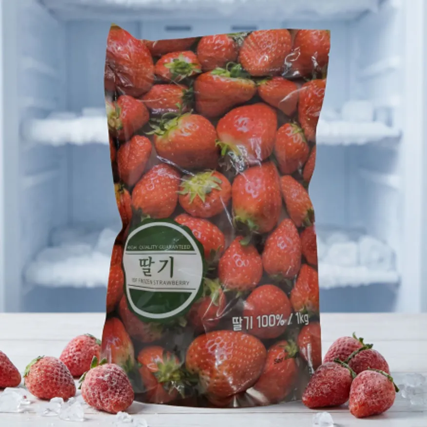 냉동딸기 1kg 냉동과일 샐러드 이미지