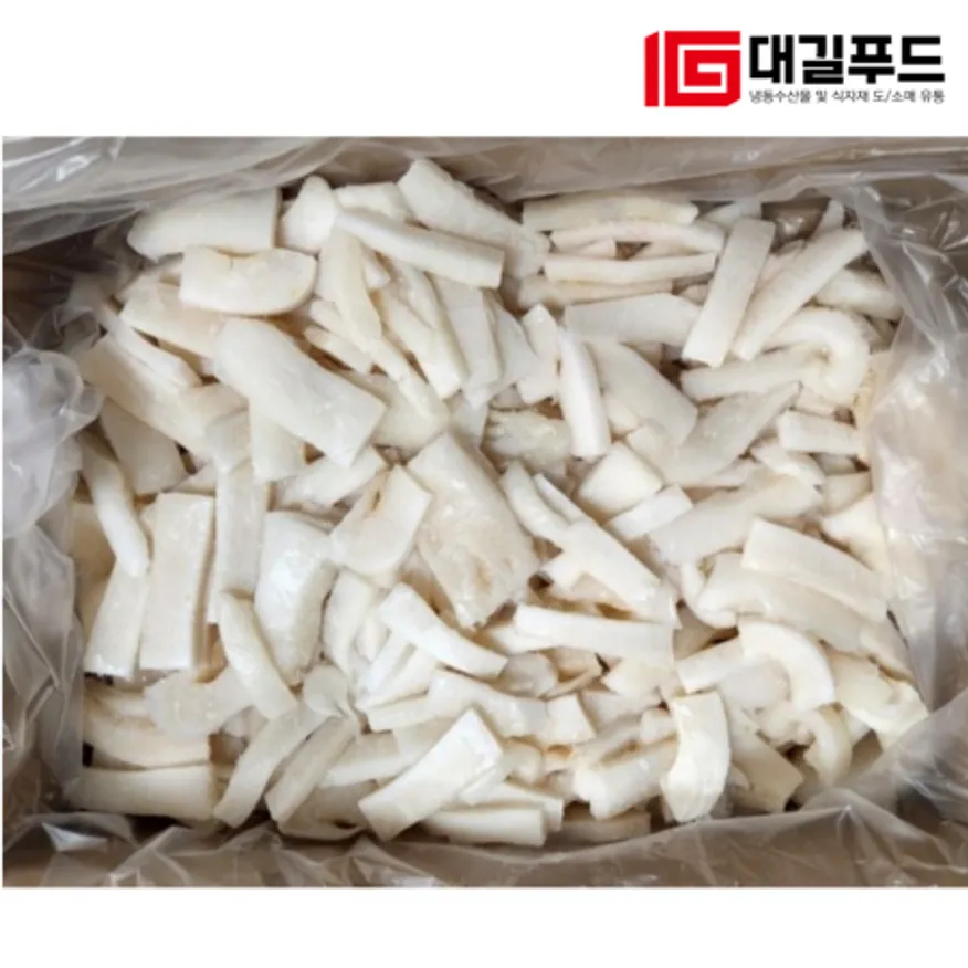 대왕오징어채 (몸채) 4kg 냉동오징어 손질오징어 이미지
