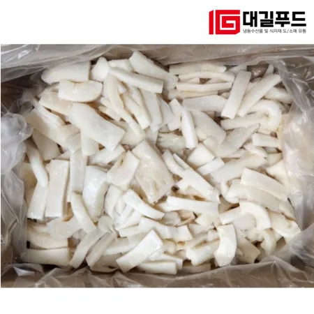 대왕오징어채 (몸채) 4kg 냉동오징어 손질오징어