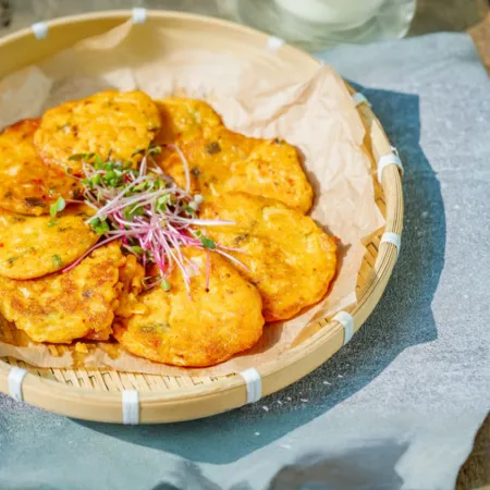 냉동 호박전 1kg 업소용 급식용 호박부침개 냉동전 이미지